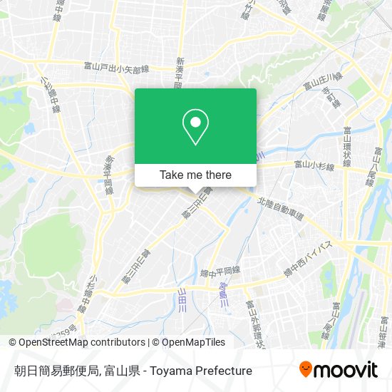 朝日簡易郵便局 map