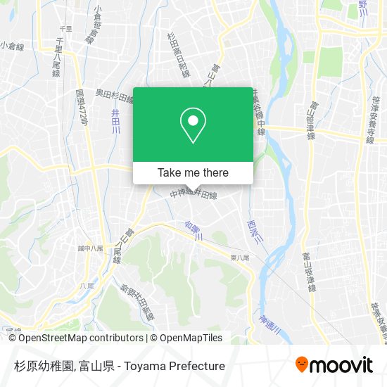 杉原幼稚園 map