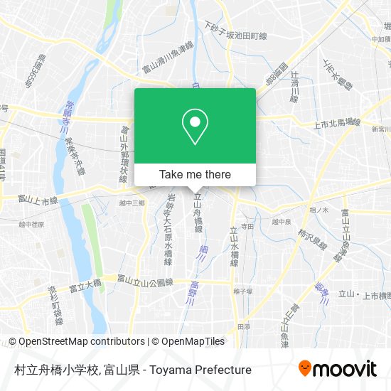 村立舟橋小学校 map