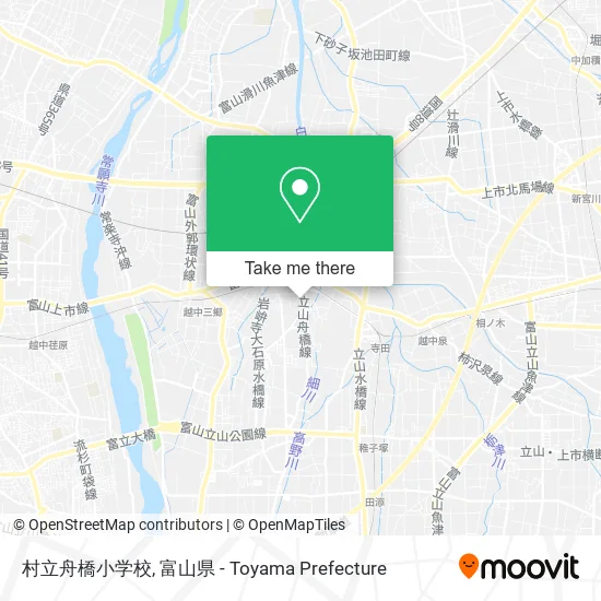 村立舟橋小学校 map