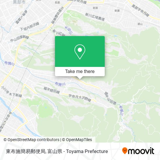 東布施簡易郵便局 map