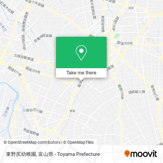 東野尻幼稚園 map