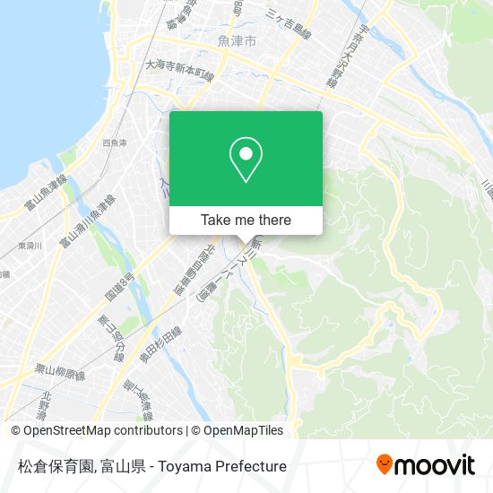 松倉保育園 map