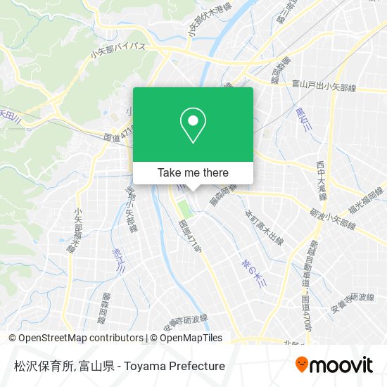 松沢保育所 map