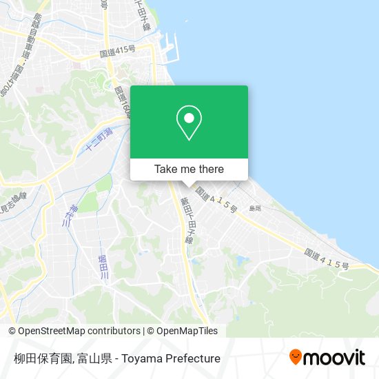 柳田保育園 map