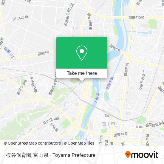 桜谷保育園 map