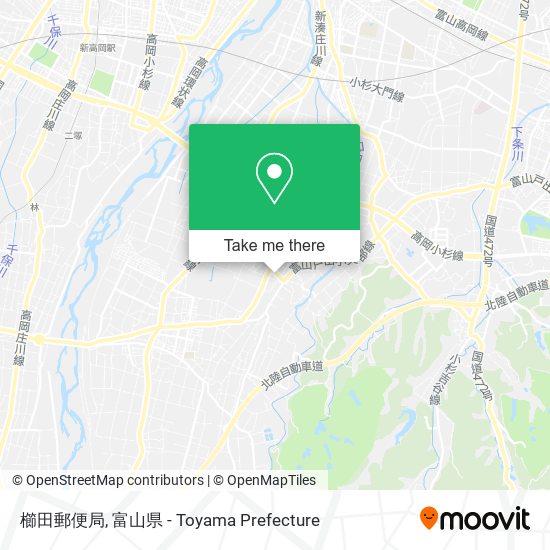 櫛田郵便局 map