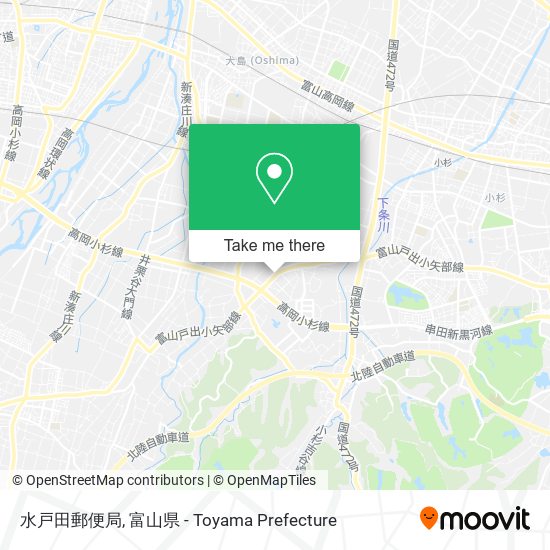水戸田郵便局 map