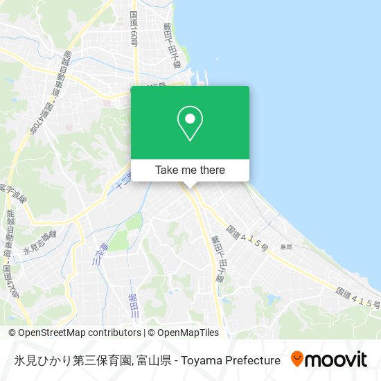 氷見ひかり第三保育園 map