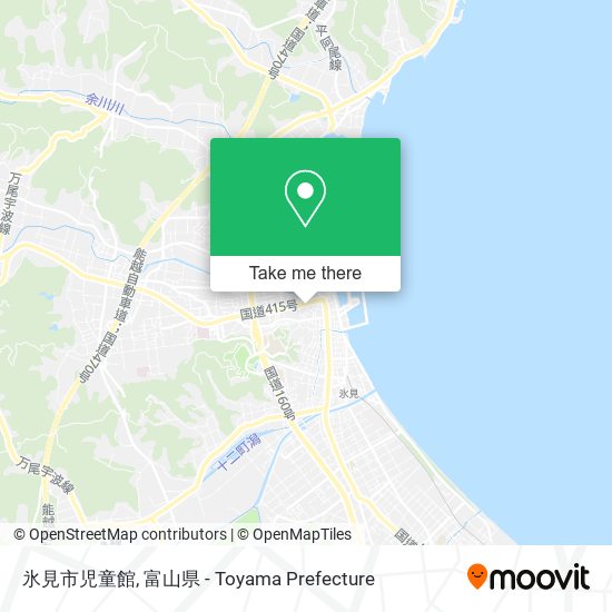 氷見市児童館 map