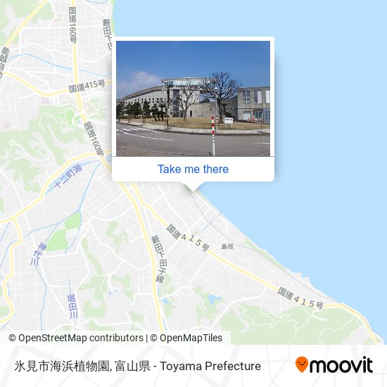 氷見市海浜植物園 map