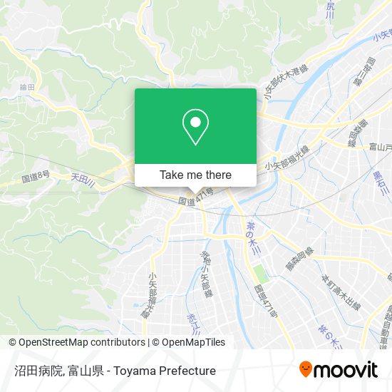 沼田病院 map