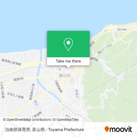 泊南部保育所 map