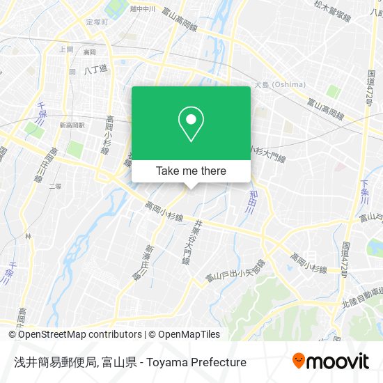 浅井簡易郵便局 map