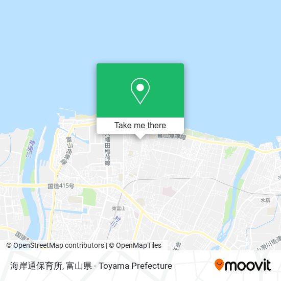 海岸通保育所 map