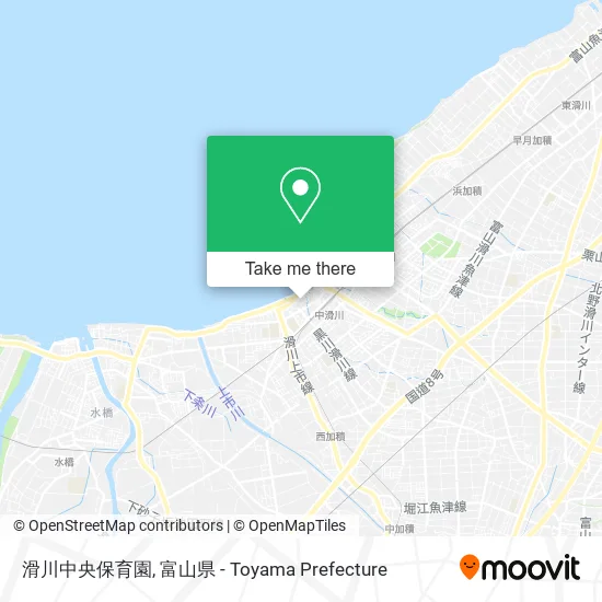 滑川中央保育園 map