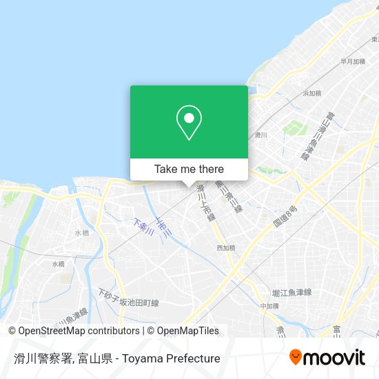 滑川警察署 map