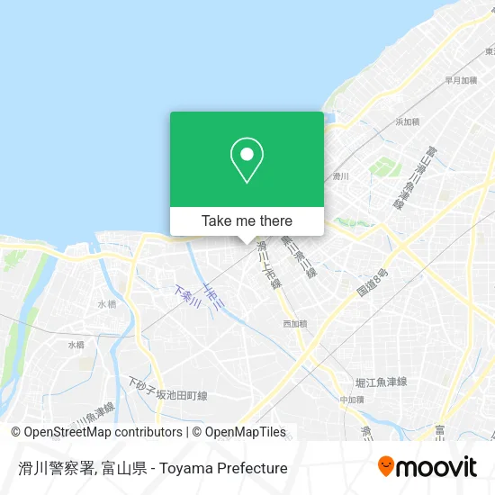 滑川警察署 map