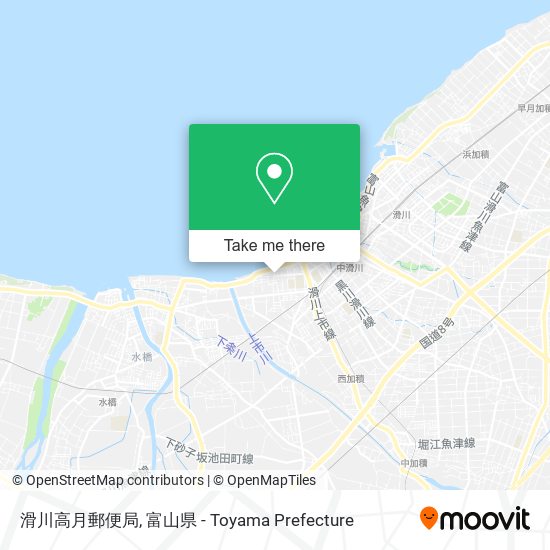 滑川高月郵便局 map