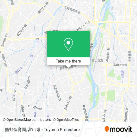 熊野保育園 map
