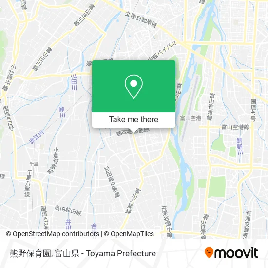 熊野保育園 map