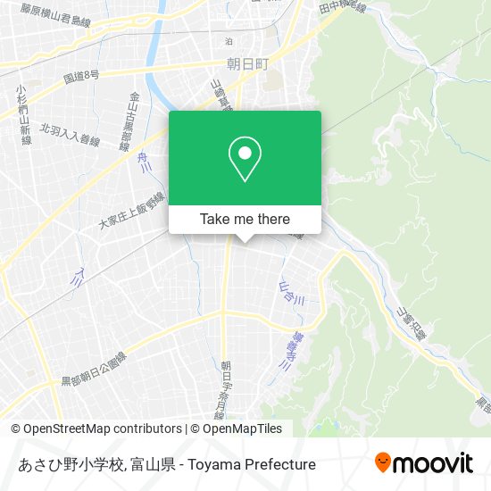 あさひ野小学校 map
