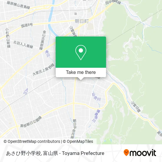 あさひ野小学校 map