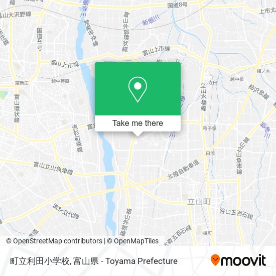 町立利田小学校 map