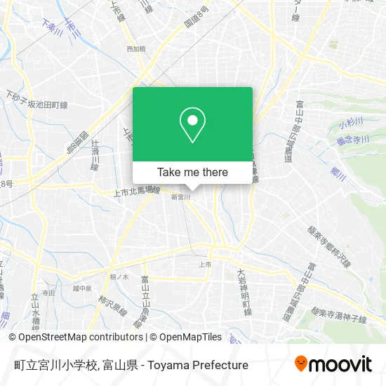 町立宮川小学校 map