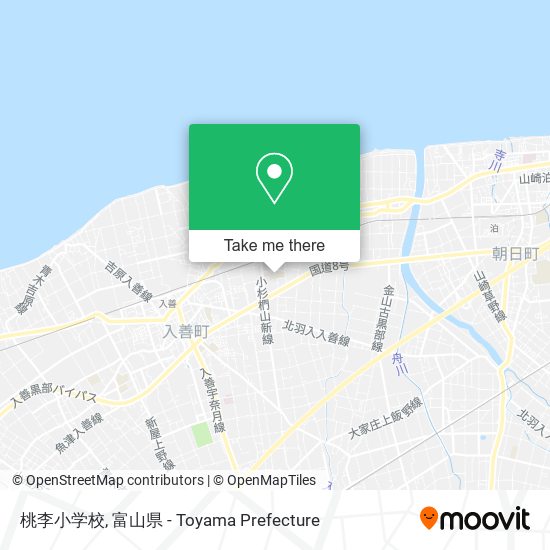 桃李小学校 map