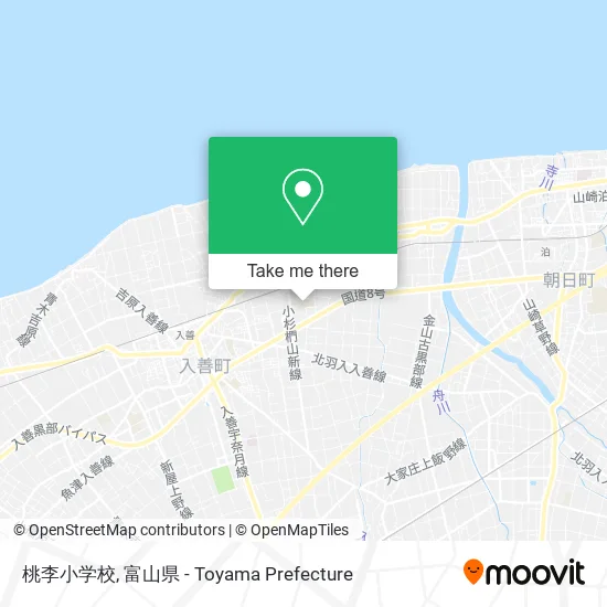 桃李小学校 map