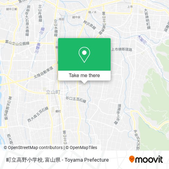 町立高野小学校 map