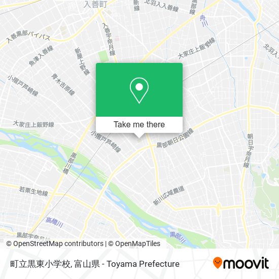 町立黒東小学校 map