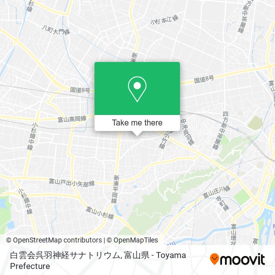 白雲会呉羽神経サナトリウム map