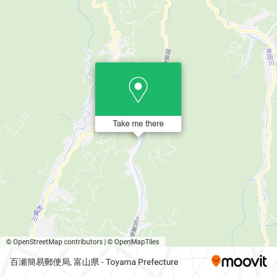 百瀬簡易郵便局 map
