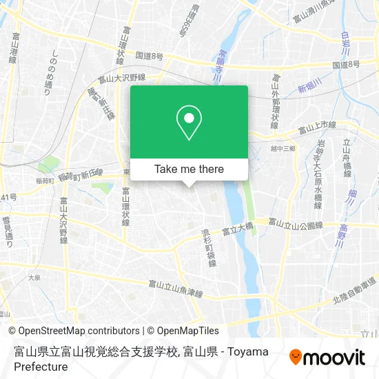 富山県立富山視覚総合支援学校 map