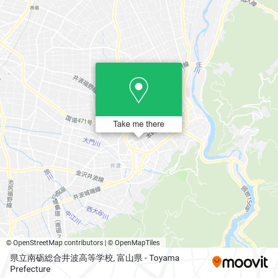 県立南砺総合井波高等学校 map