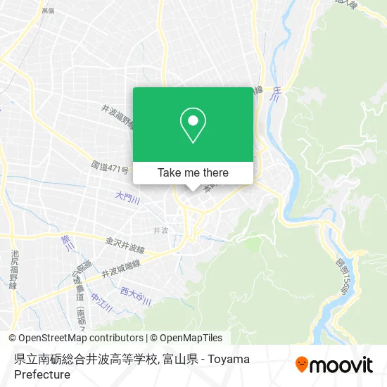 県立南砺総合井波高等学校 map