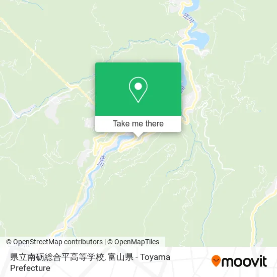 県立南砺総合平高等学校 map