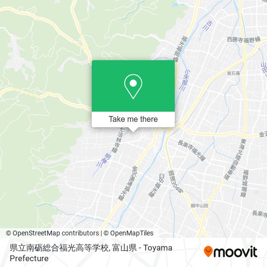 県立南砺総合福光高等学校 map