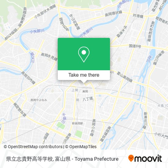 県立志貴野高等学校 map