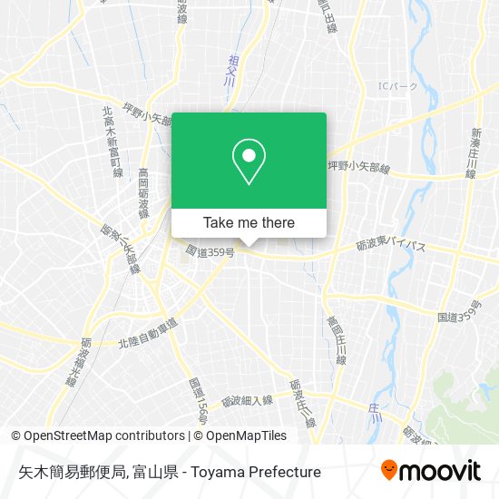 矢木簡易郵便局 map