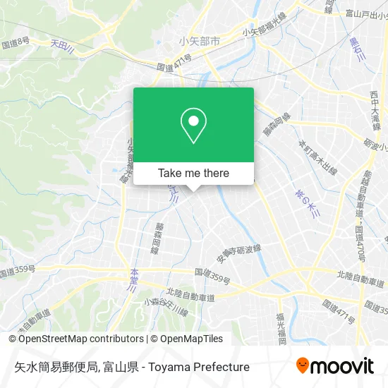 矢水簡易郵便局 map