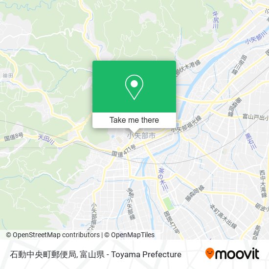 石動中央町郵便局 map