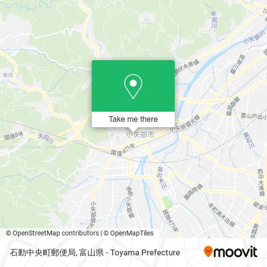 石動中央町郵便局 map