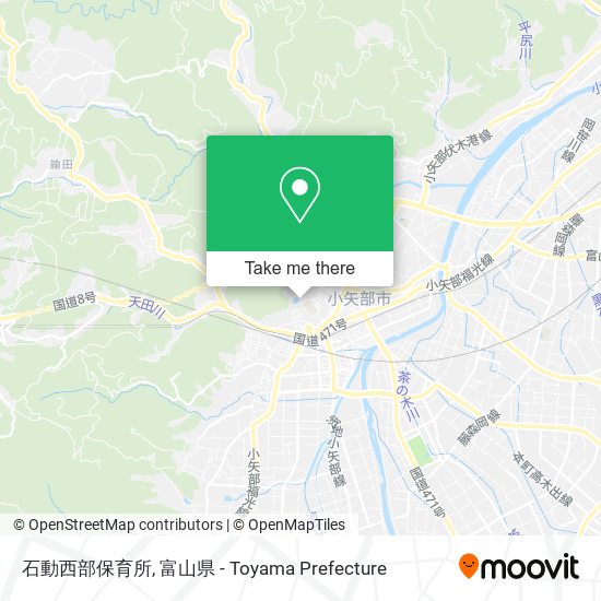 石動西部保育所 map
