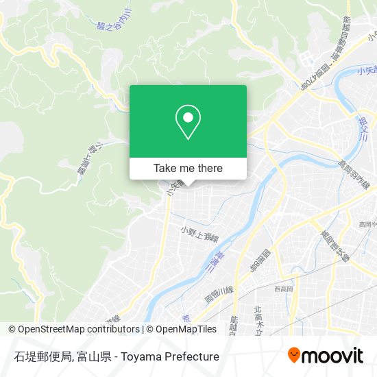 石堤郵便局 map