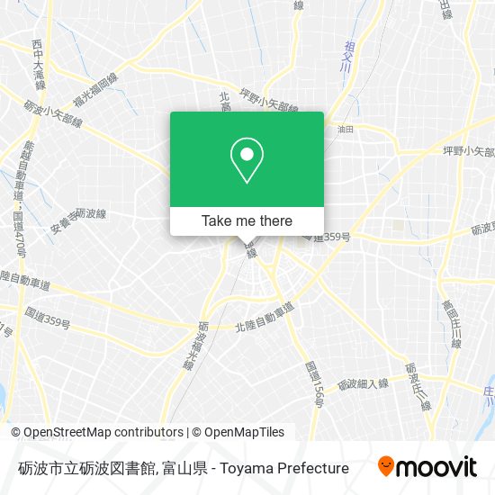 砺波市立砺波図書館 map