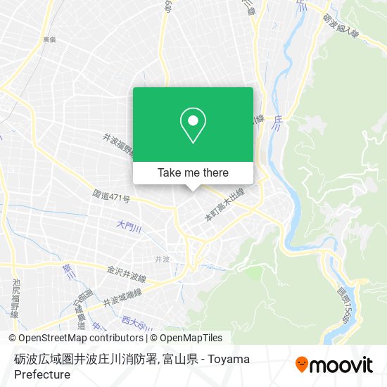 砺波広域圏井波庄川消防署 map