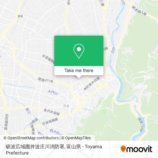 砺波広域圏井波庄川消防署 map